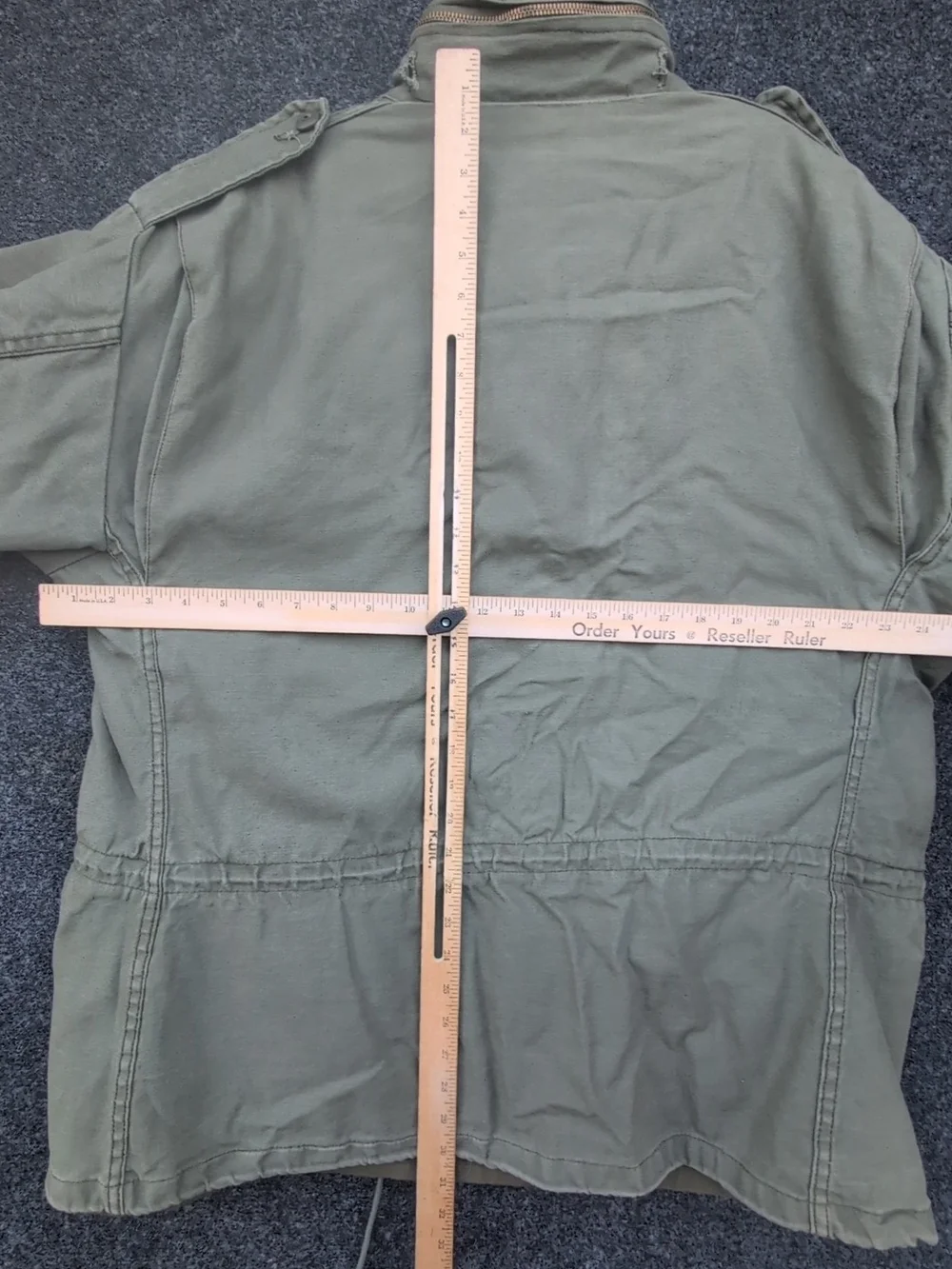 Vtg US Military M65 Jacket Extra Large Green Cold Weather Removable Liner OG106